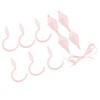 Luxury Princess 3 Side Openings Post Bed Curtain Canopy Netting