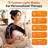Cordless Red Light Therapy Shoulder Wrap with Vibration Massage, 90