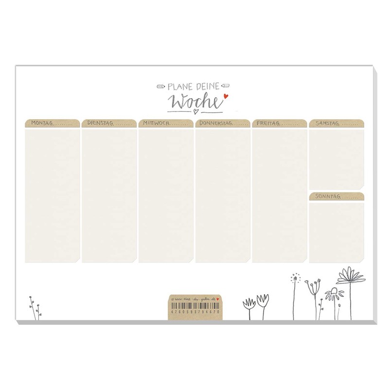 A5 Weekly Planner for Tasks & To-Dos, Plan Your Week,