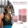 GREYCO Ligas para cabello Elásticas, Bandas Elásticas para Peinar, Lazos