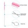 PATIKIL 8"x5/16" Long Straw Brush, 5Pcs Drinking Straw Cleaning Brush