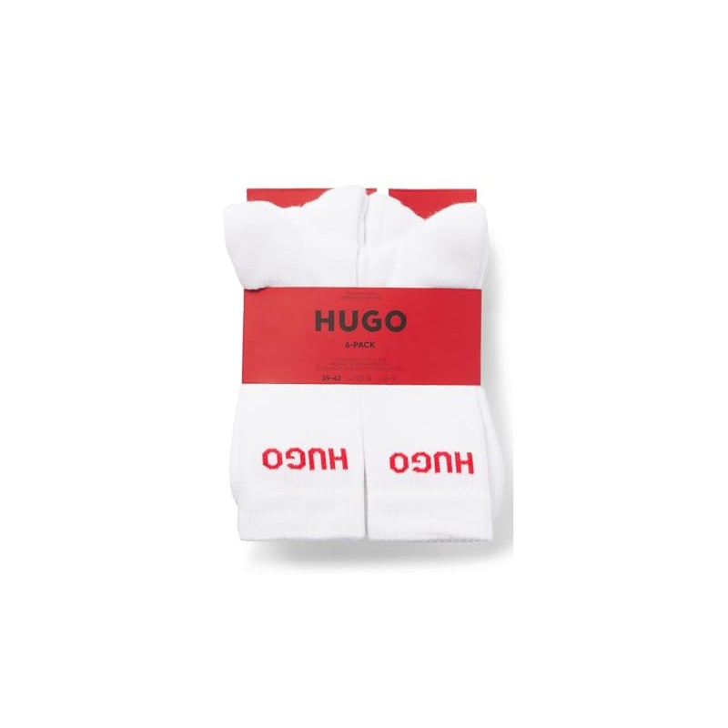 HUGO Men's Short Socks, White100