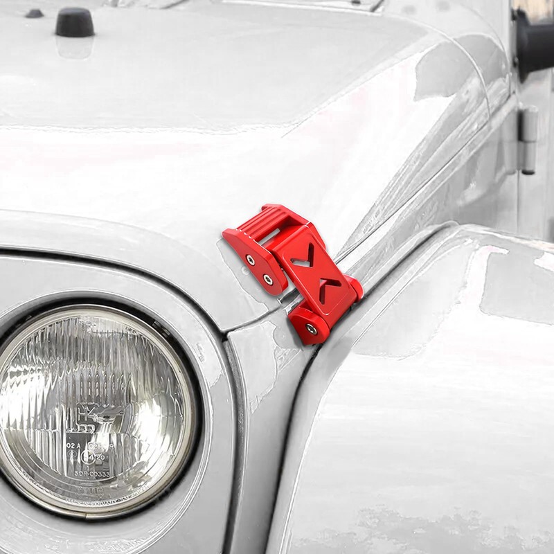 Brangstak Hood Latch is Adjustable and Compatible with Jeep Wrangler