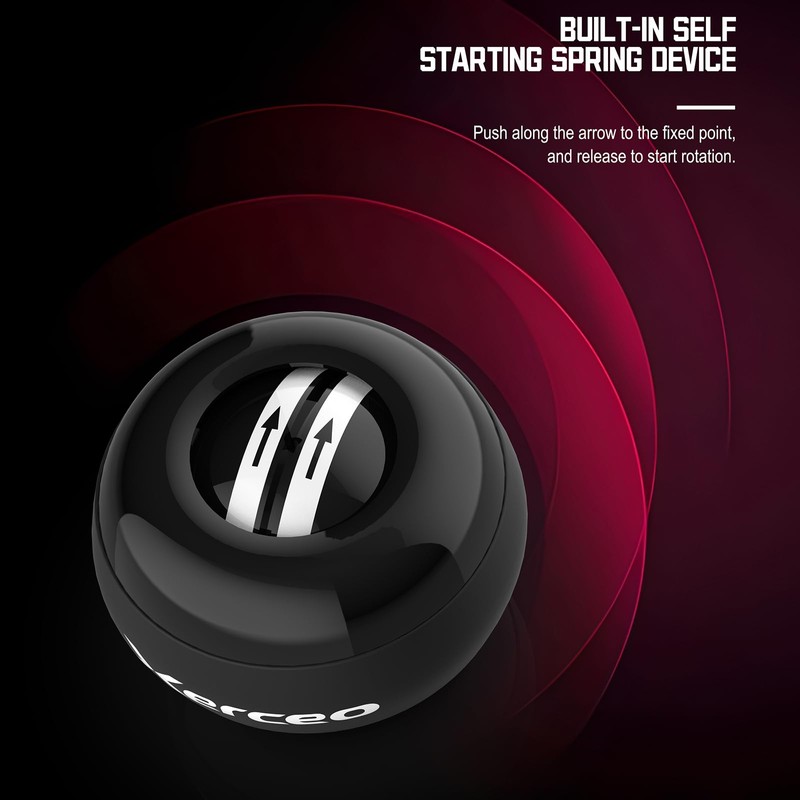 Xerceo Auto-Start Power Gyro Ball, for Wrist & Forearm Training,