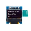 Hailege 2pcs 0.49 Inch 64 x 32 OLED LCD Display