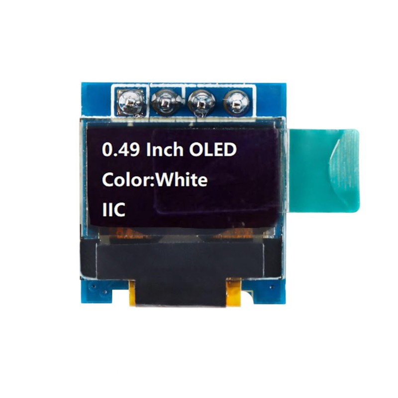 Hailege 2pcs 0.49 Inch 64 x 32 OLED LCD Display