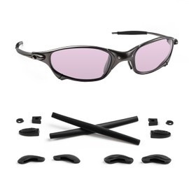Biyxpiv Replacement Rubber Kits Earsocks Nosepads for Oakley Juliet Sunglasses, Easy Installation - Rubber Kit