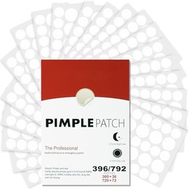 792 Parches Cosméticos de Día y Noche, Parches Redondos y Transparentes para Granos y Espinillas, Calcomanías Ultra Finas de 9mm y 12mm, Cobertura Invisible para Imperfecciones