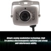 Ticfox Kabelgebundene Überwachungskamera,Mini 6 LED CMOS-CCTV-Überwachungskamera mit Nachtsichtfunktion und digitaler