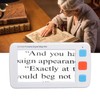 5.0in Electronic Digital Magnifier Portable Reading Aid 4X‑32X Zoom 17