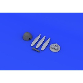 Eduard EDB648255 Brassin 1:48-Bf 109G-6 Propeller kit, Various