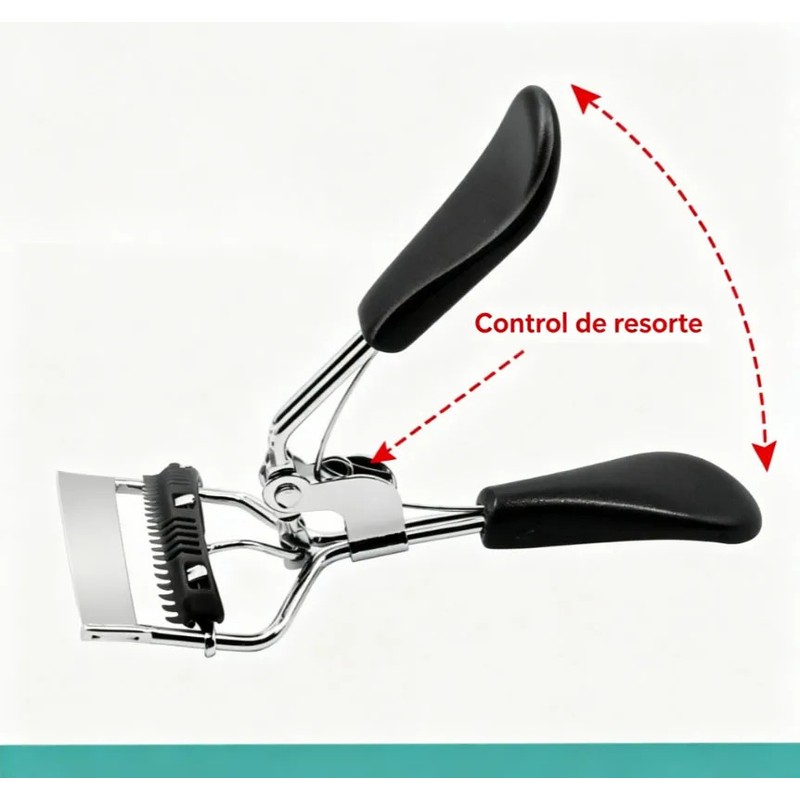 1pc Rizador De Pestañas Eyelash Curler Y Unas Pinzas