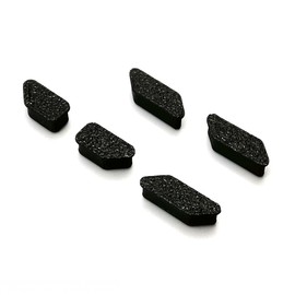 5 Replacement Buttons for Garmin Edge 520 (E52) Bicycle Computer Road Bike (Black)