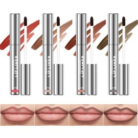 Long-Lasting Peel-Off Lip Liner Stain, 4 Counts/set Transfer-proof Lipliner, All Day & Night Water Resistant and Smudge Resistant  Matte Lip Liner, Makeup Tools for Women and Girls Gel Lip Liner Eyeliner