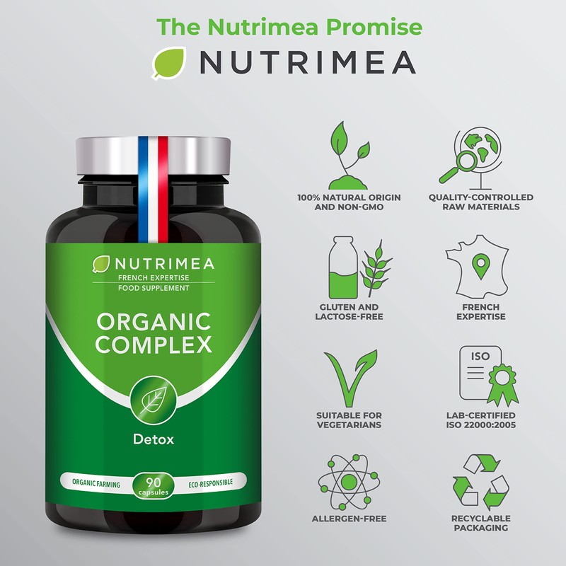 Organic Complex | Detox Supplement: Liver, Intestine & Colon |