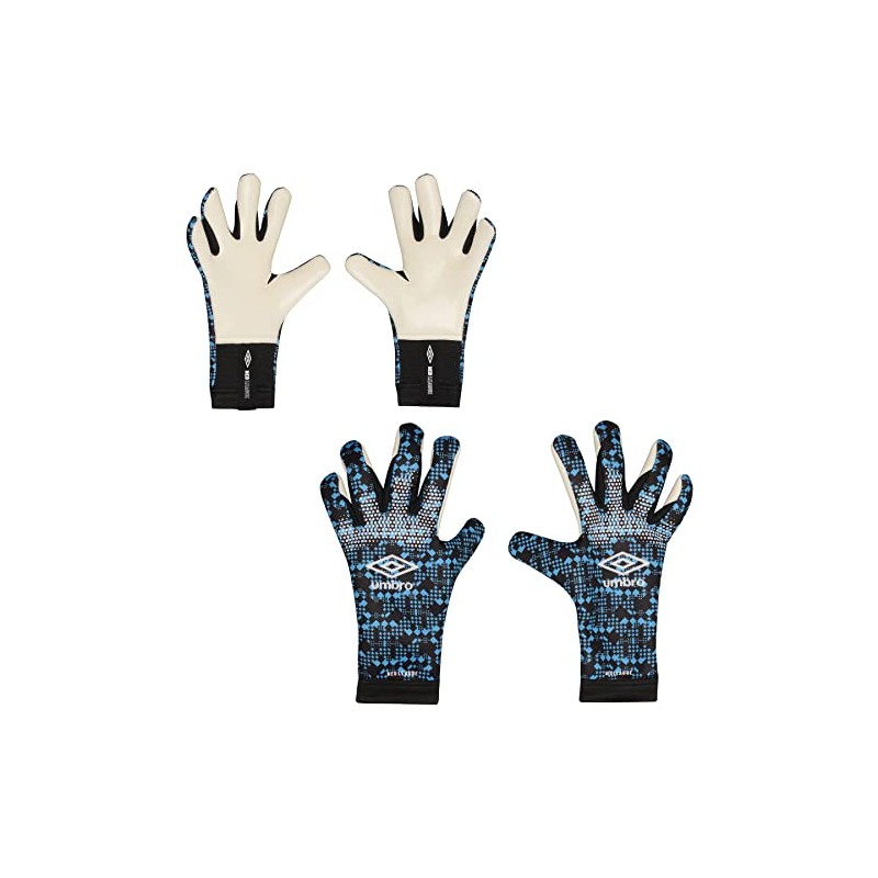 Umbro Junior Neo League Goalkeeper Gloves, Black/White/Blue, 5