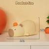 LEDHOLYT Night Light for Kids, Cute Silicone Lying Flat Capybara