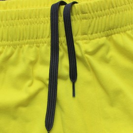 Muscle Alive Mens Bodybuilding Shorts 3" Inseam Cotton Size XL Black Blue and Yellow 3 Packs