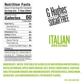 G Hughes Sugar Free Italian Dressing (3 Pack)