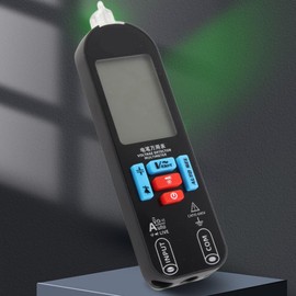 Digital Multimeter, LCD Display Voltage Tester with Auto Ranging and 1999 Counts Digital Display, for Testing AC DC Voltage Capacitance Diode