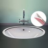 39 Inches Water Barrier for Sink, Shower Threshold Water Dam