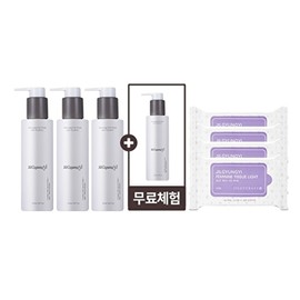 [Largest Composition Special] 4 bottles of Plantain Vegan Morning Gel Cleanser (150ml) + 4 Feminine Tissue Lights (10 sheets) / [최다구성특집] 질경이 비건 모닝젤 클렌저(150ml) 4병 + 페미닌티슈 라이트(10매입) 4개