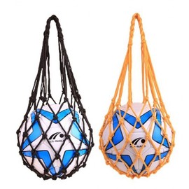 Portable Ball Net Bag Football Mesh Sports Equipment Carrier BL03360-Yellow