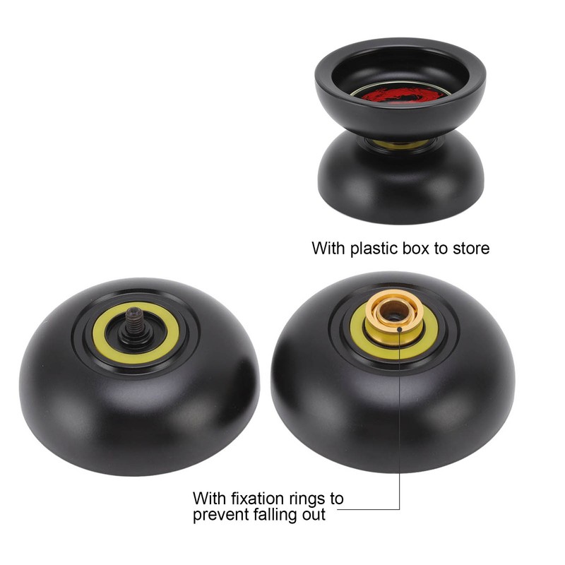 Kids Yoyo Ball U Shape Unresponsive Bearing Stable Rotation Alloy