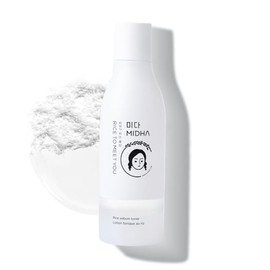 MIDHA Tóner de Sebo Arroz 200Ml - 80% Puro Arroz Salvado Agua Tónico Facial Vegano Astringente