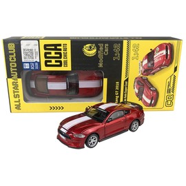 Cool Chic Auto CCA 1:42 Scale Mustang GT 2018 Modified Cars Model Assemble Toy Kits (Red)