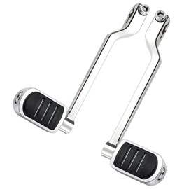 Amazicha Heel Toe Shift Lever Pegs CNC Aluminum Shifter Lever Pegs Fit for Harley Touring Road Glide Street Glide Electra Glide 1988-later FL Softail 1986-later Tri Glide Trikes 2008-later Chrome