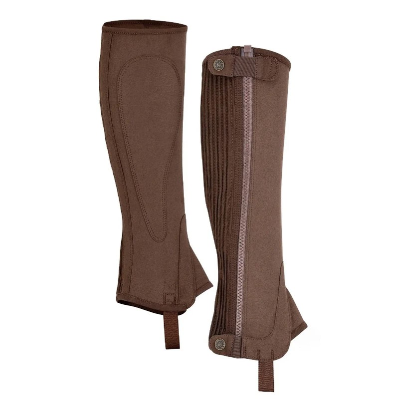 Shires Moretta Childs Amara Suede Half Chaps in Black -