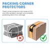 EXVITAL Edge Corner Protectors Small for Shipping and Moving, Flatbed
