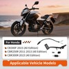 Rear Brake Lever Pedal w/Switch Sensor For Honda CB300F CBR250R