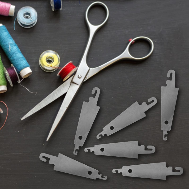 10pcs Stainless Steel Hook Needle Threader,Embroidery Cross Stitch Needle Threading