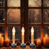 25 Pack Candle Light Bulbs, C26 Clear Torpedo Tip Candelabra