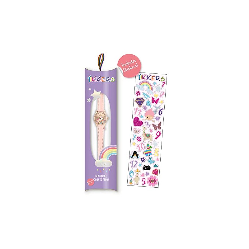 Tikkers Girl's Analog Quartz Unicorn Watch with Polyurethane Strap TK0201