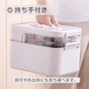 Copeflap 薬箱 救急箱 お薬ボックス ケース 持ち運び 携帯用 大容量 家庭用 (小)