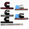 Yoaoo 2Pack Compatible with Cummins Turbo Emblem Badge 2500 3500