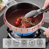 DELARLO Tri-Ply Stainless Steel 12 Inch Deep Frying Pan with