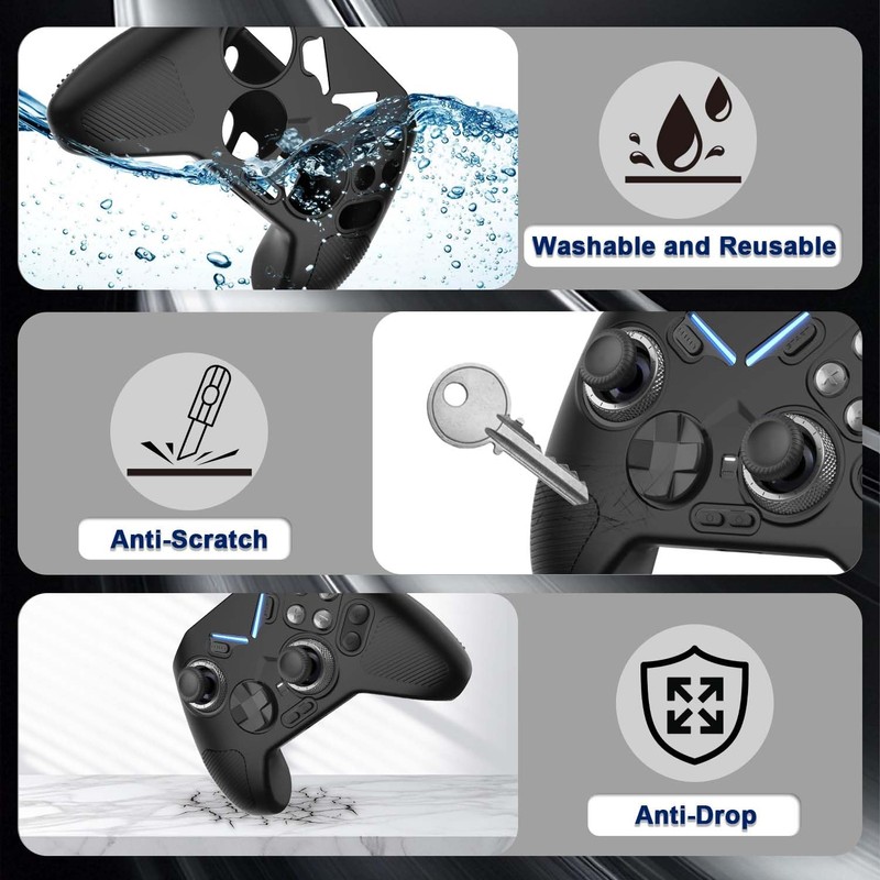 FIOPAZ for Flydigi Vader 4 Pro Silicone Case, Soft Skin