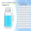 Hoolerry 100pcs 16oz/ 500ml Plastic Sample Bottles Laboratory Grade Polypropylene