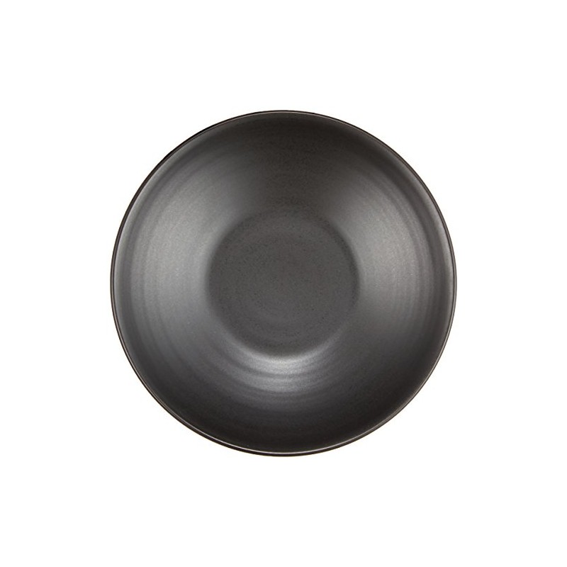 Hakusan Toki Black Charcoal Glaze (φ12 x 2.2 cm) Black