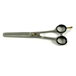 7.5″ Professional GERMAN Double Teeth Hair Trimming Thinning Scissors Shears + FREE TWEEZERS