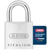 ABUS Padlock Titalium 64TI/25 gl.-6256 - keyed Alike - Lock