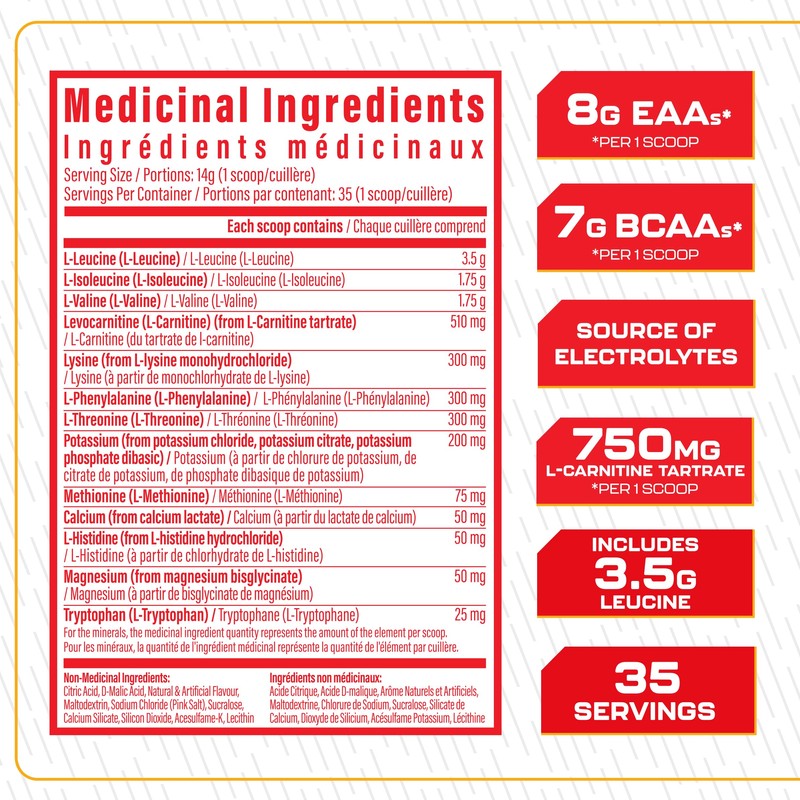AminoLyte EAA + BCAA Powder - 35 Servings - Essential