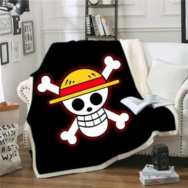 Ruiqieor Cuddly Blankets 150 x 200 cm, Soft Blanket, Flannel Blanket, Soft Blanket, Microfibre Cuddly Blanket, Sofa Blanket for Children Adults, Anime Blankets 3D Digital Print (#02)