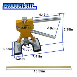 LAINLOY 25PCS Car Dent Puller Kit, Car Body Dent Repair Tools, Paintless Dent Lifter Repair Tool Puller with 18 Tabs, Auto Dent Removal Kit for Car DIY Body Work