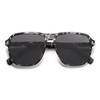 SOJOS Retro Hexagonal Aviator Sunglasses Womens Mens Trendy Rectangle UV400