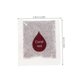 Hohopeti 10pcs Tie Dye Kit for Boys and Girls Fabric Dyeing Powder DIY Tie Dye Red